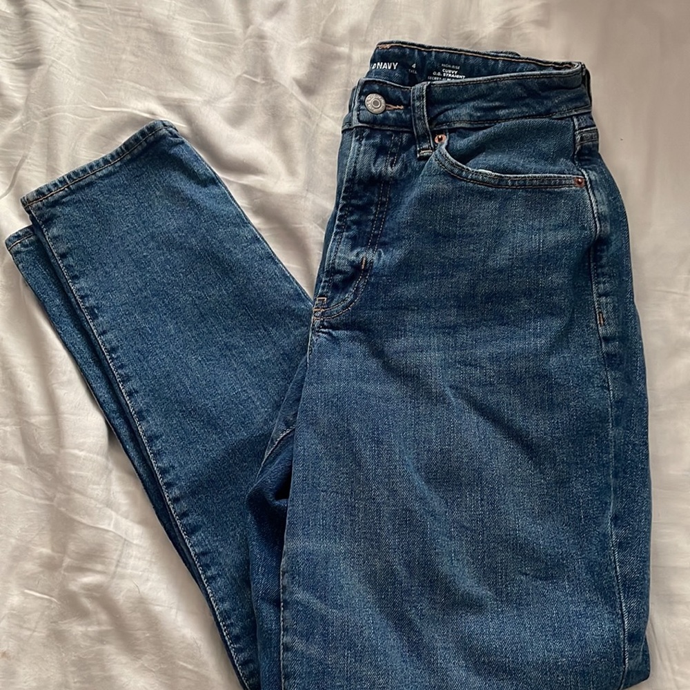 High Rise blue jeans - Picture 3 of 6
